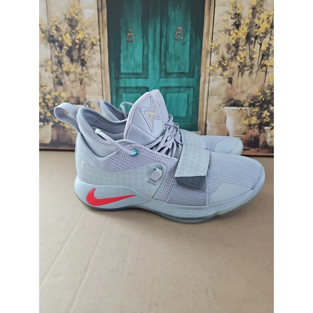Nike PG 2.5 x PlayStation Wolf Grey Paul George BQ8388-001 Men's Size 8.5